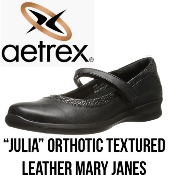 Aetrex Shoes New Aetrex Julia Comfort Orthotic Mary Jane Shoe By